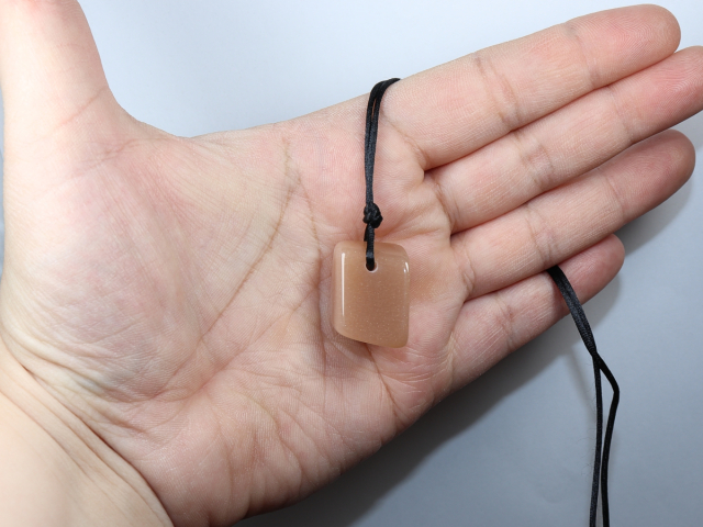 moonstone with cord