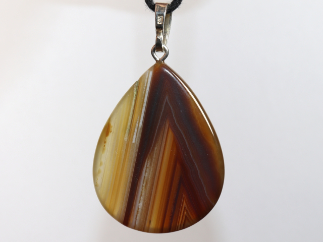 Preview: Sardonyx mit Band oder Silber 925