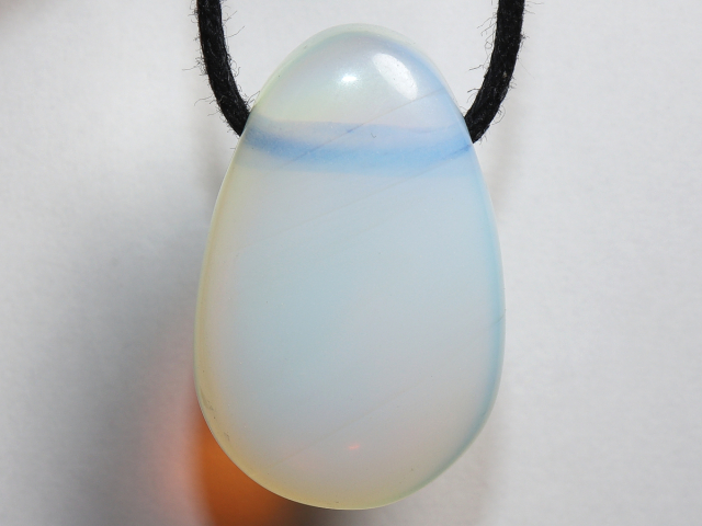 Preview: opal glass with cord or silver 925