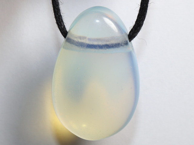 Preview: opal glass with cord or silver 925