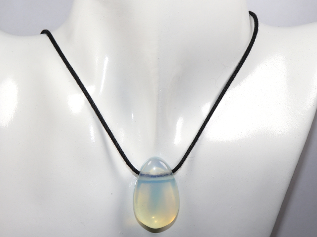 Preview: opal glass with cord or silver 925