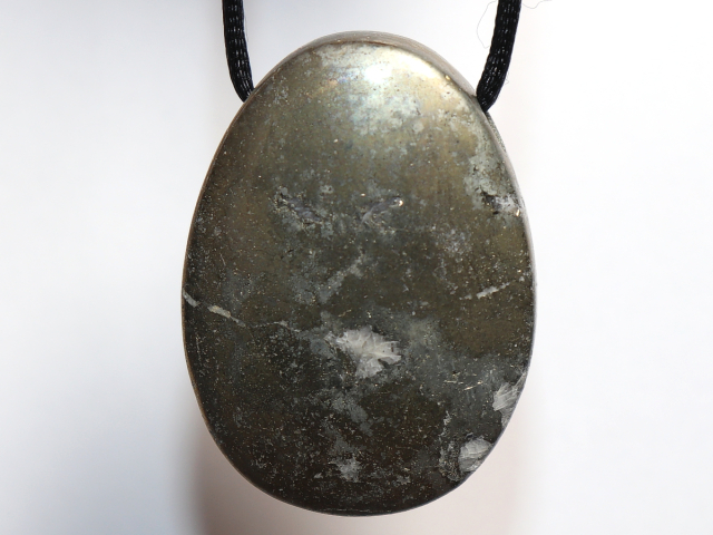 Pyrit mit Band oder Silber 925