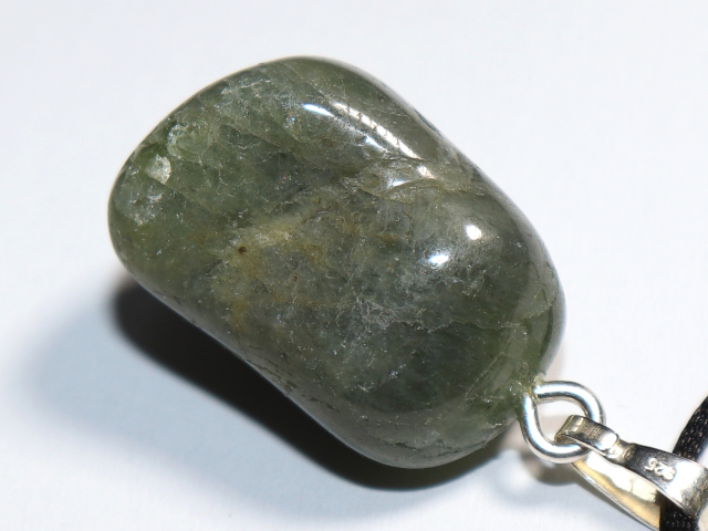 peridot with cord or silver 925