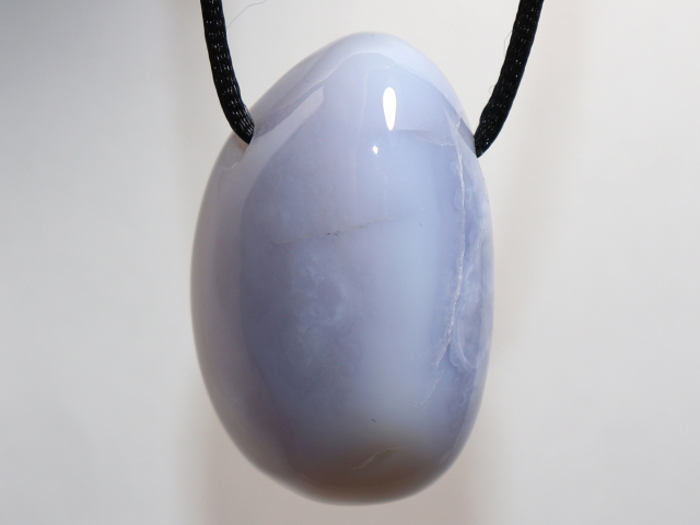chalcedony with cord or silver 925