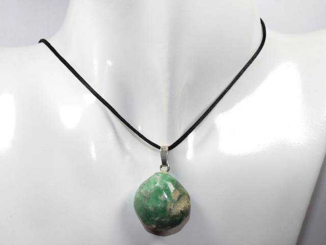 Preview: variscite with cord or silver 925