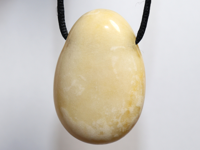 yellow jasper with cord or silver 925
