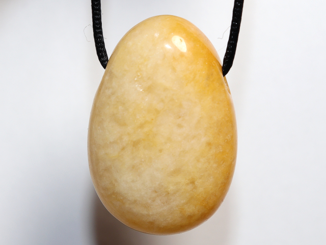 yellow jasper with cord or silver 925