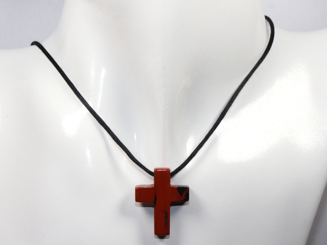 Preview: roter Jaspis mit Band oder Silber 925