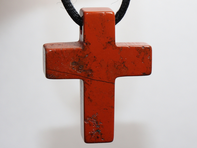 Preview: roter Jaspis mit Band oder Silber 925