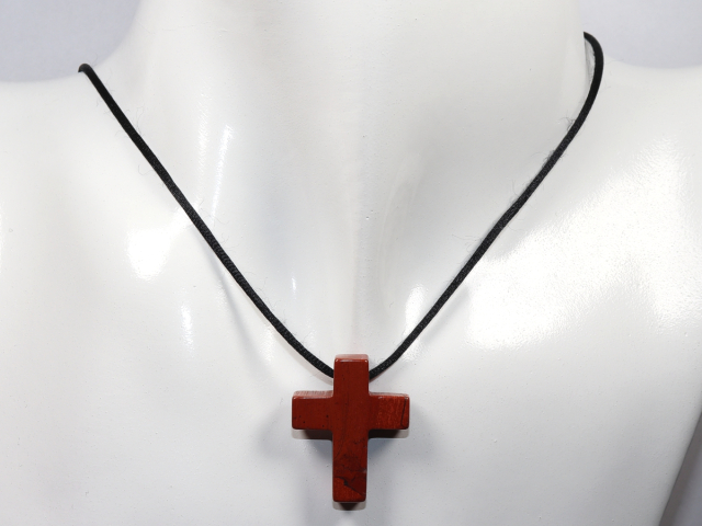 Preview: roter Jaspis mit Band oder Silber 925