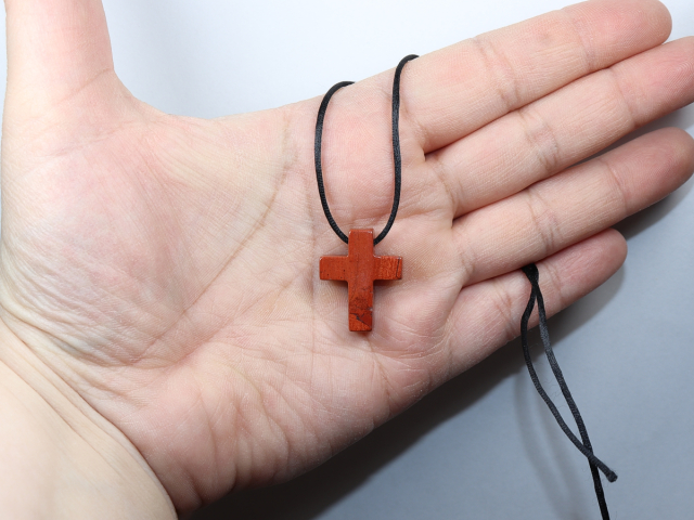 roter Jaspis mit Band oder Silber 925