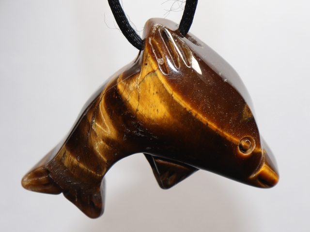 Tigerauge mit Band oder Silber 925