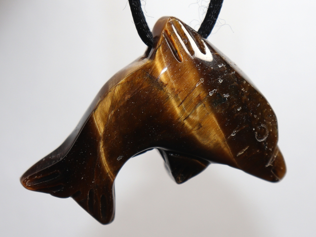 Tigerauge mit Band oder Silber 925