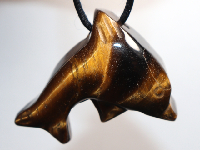 Tigerauge mit Band oder Silber 925