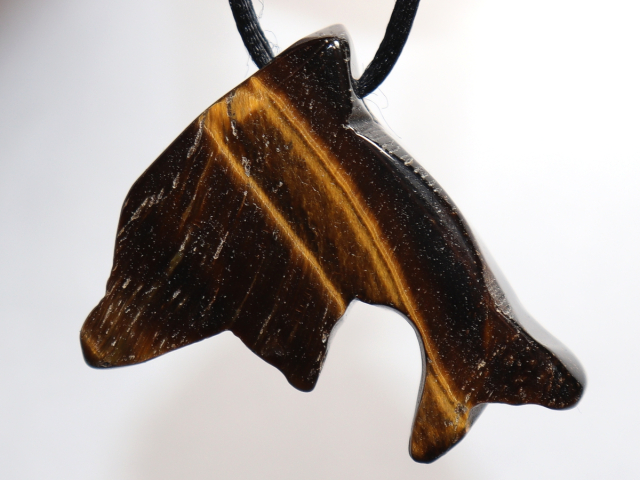 Preview: Tigerauge mit Band oder Silber 925