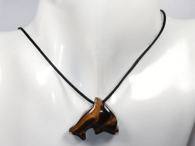 Preview: Tigerauge mit Band oder Silber 925