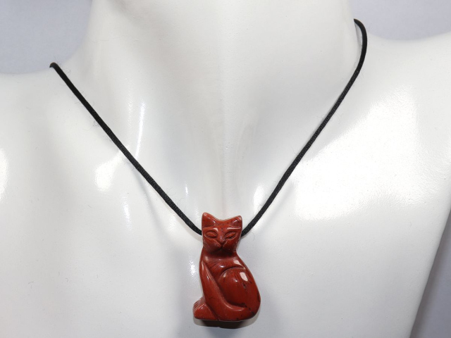 Preview: roter Jaspis mit Band oder Silber 925