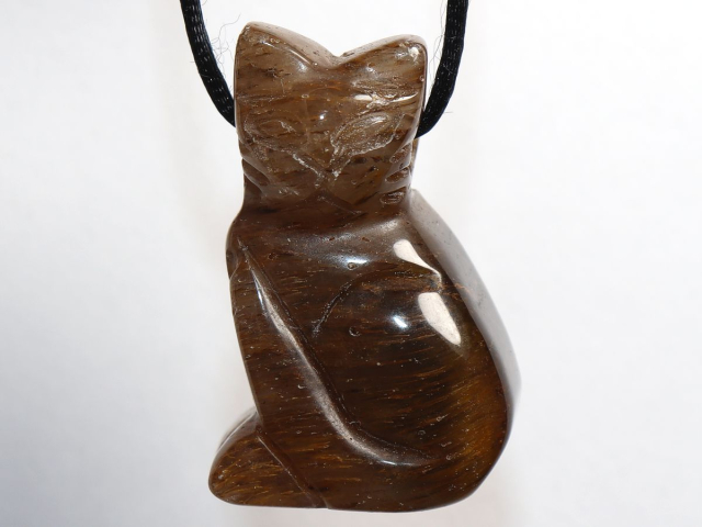 Tigerauge mit Band oder Silber 925