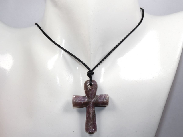 Preview: Lepidolith mit Band