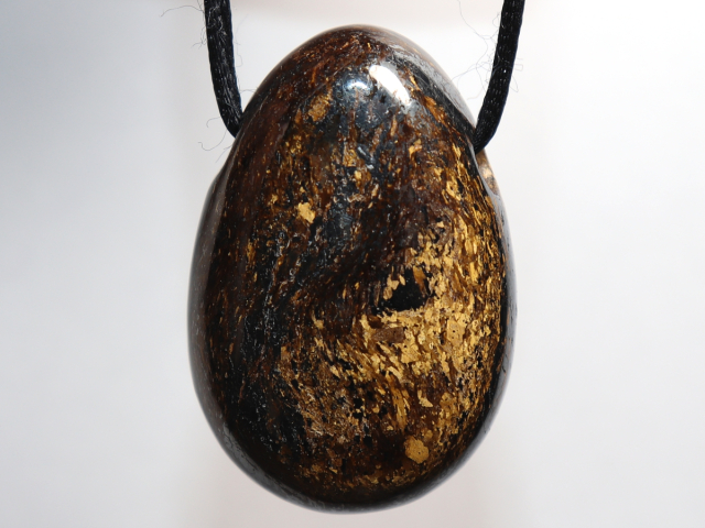 Preview: Bronzit mit Band oder Silber 925