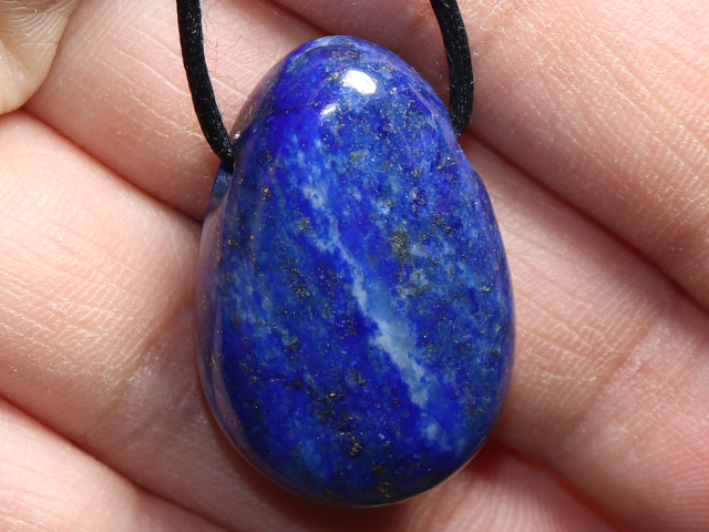 Lapislazuli mit Band oder Silber 925