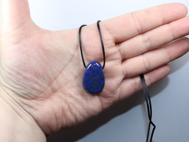 Lapislazuli mit Band oder Silber 925