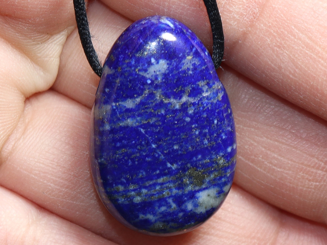 Lapislazuli mit Band oder Silber 925