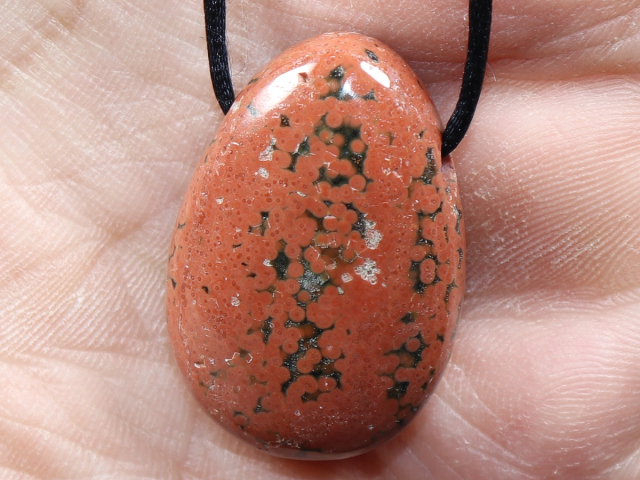 Ozeanjaspis mit Band oder Silber 925