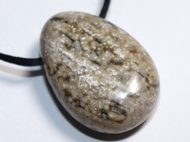 Preview: Ozeanjaspis mit Band oder Silber 925