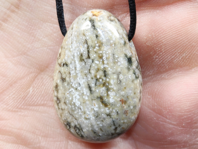 Ozeanjaspis mit Band oder Silber 925