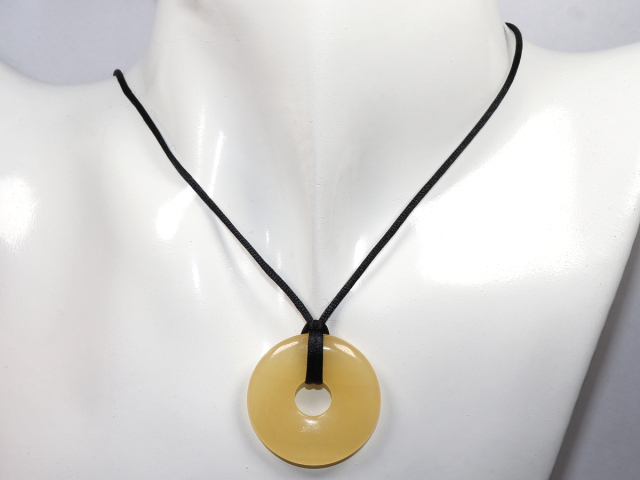 Preview: orange calcite with cord