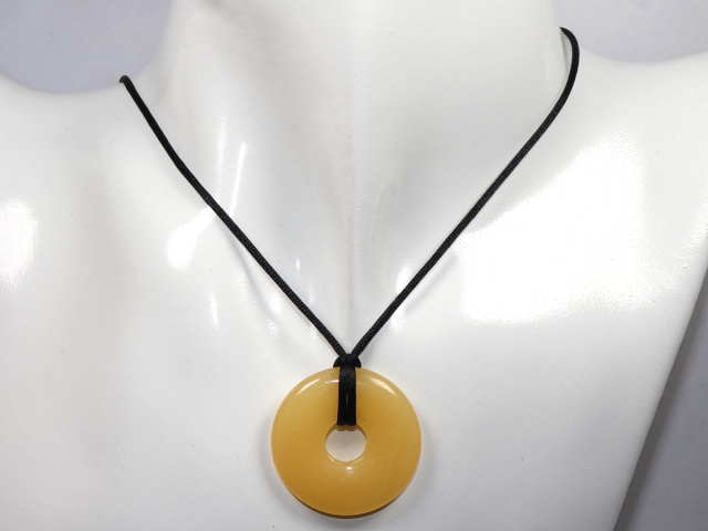 Preview: orange calcite with cord