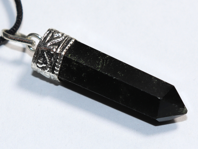 black tourmaline (Schorl) with cord or silver 925