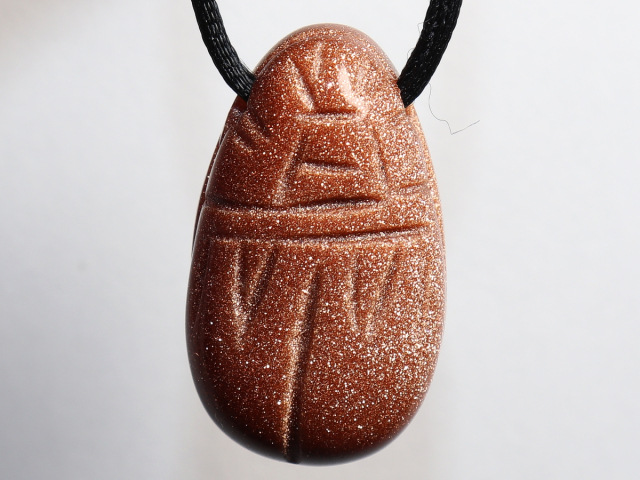 gold sandstone with cord or silver 925