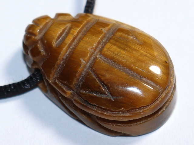 tiger's eye with cord or silver 925