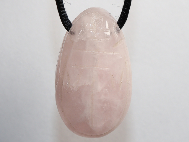 Preview: rose quartz with cord or silver 925