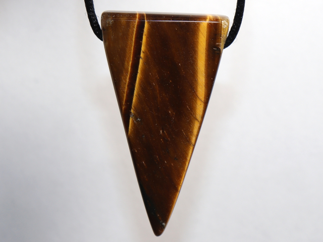 Preview: tiger's eye with cord or silver 925