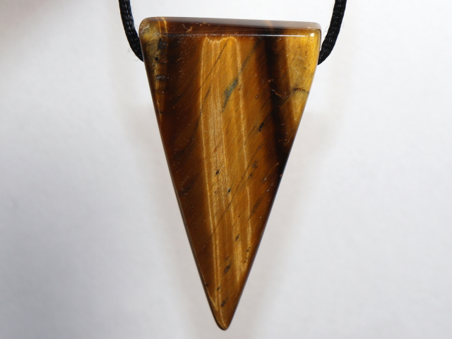 Preview: tiger's eye with cord or silver 925