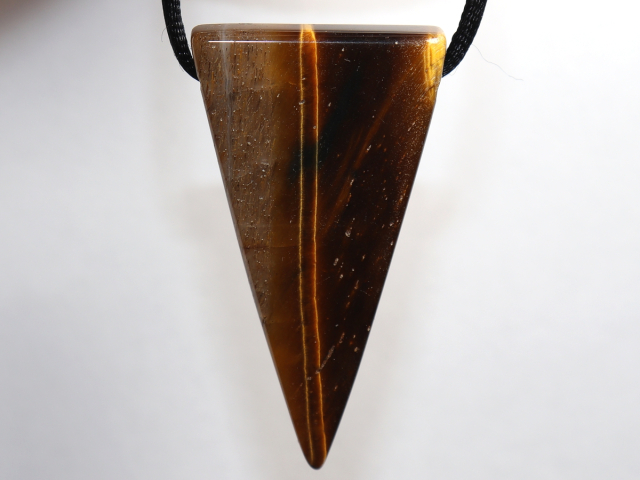 Preview: tiger's eye with cord or silver 925