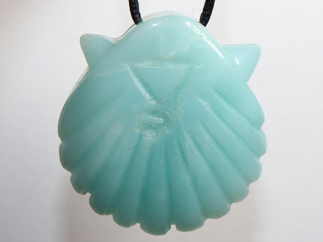 amazonite with cord or silver 925