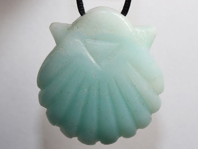 amazonite with cord or silver 925