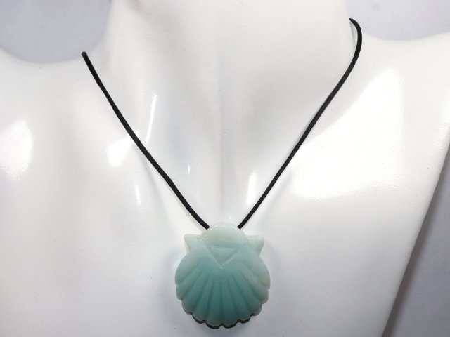 Preview: amazonite with cord or silver 925