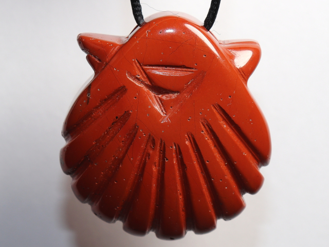red jasper with cord or silver 925