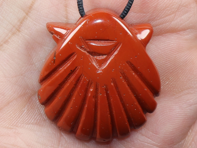 roter Jaspis mit Band oder Silber 925