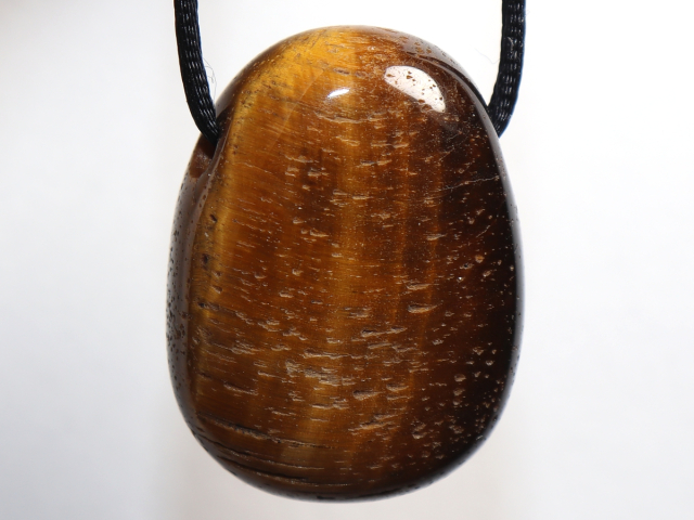 Preview: tiger's eye with cord or silver 925