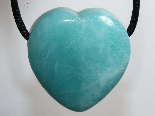 amazonite with cord or silver 925