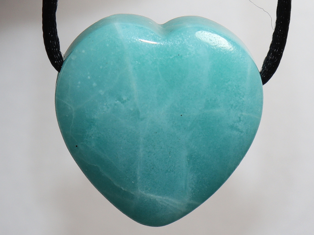 Preview: amazonite with cord or silver 925