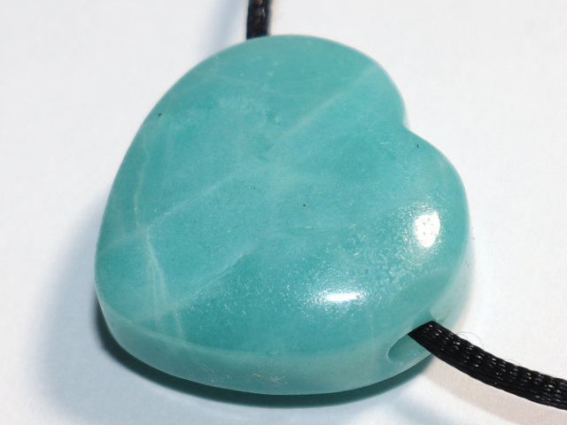 amazonite with cord or silver 925