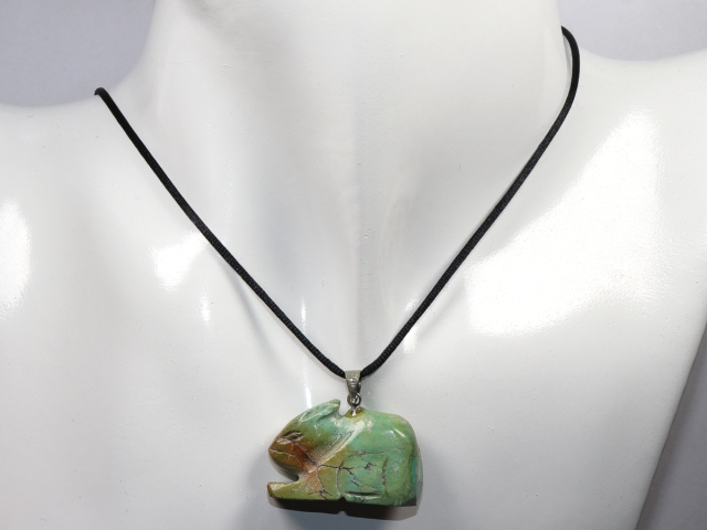 Preview: turquoise with cord or silver 925
