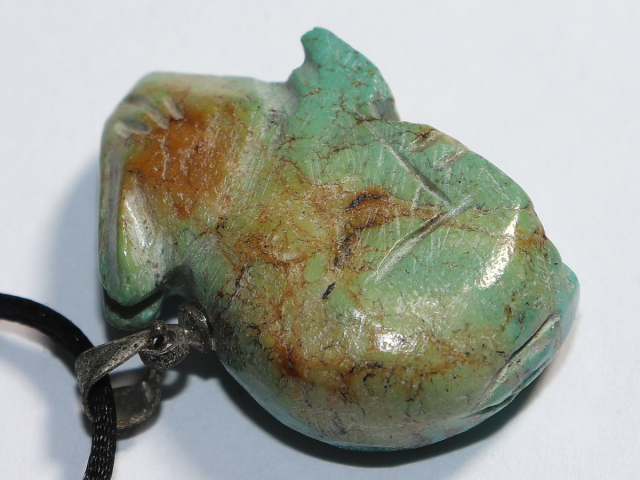 turquoise with cord or silver 925